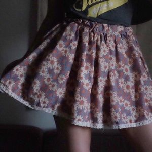 YesStyle Floral Pattern Skirt